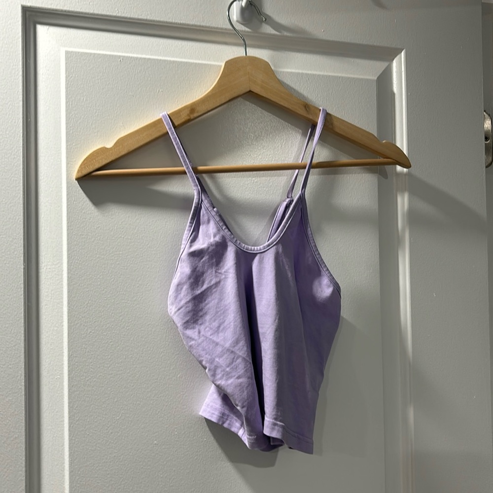Purple Crop Top